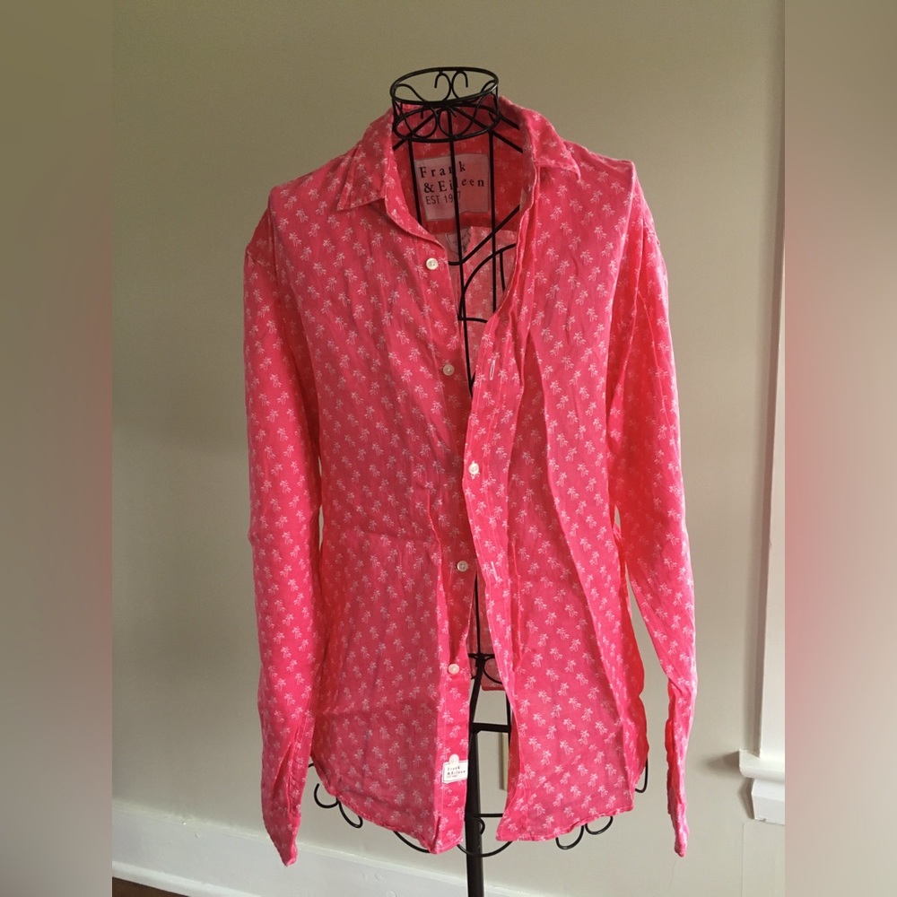 Frank & Eileen linen top